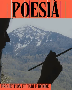 Affiche Projection et table ronde // Vidéos-poèmes