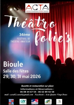 Affiche 34èmes Théâtrofolie's