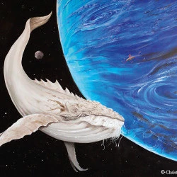 Evora - Acrylique sur toile extrait du roman graphique "Songeurs de monde" - Christophe Dougnac 