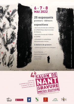 Affiche Salon de la Gravure et de la micro-édition 