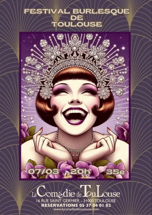 Affiche Festival Burlesque de Toulouse 2026
