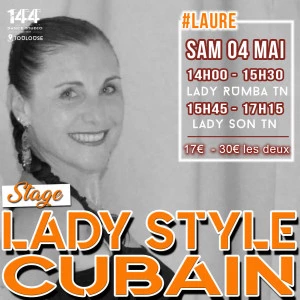 Affiche Stage de Lady Style Cubain