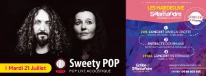 Affiche Les Mardis Live avec Sweety Pop