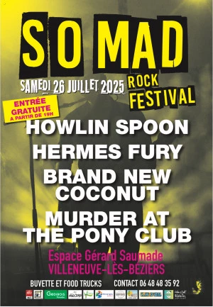 Affiche So Mad Rock Festival