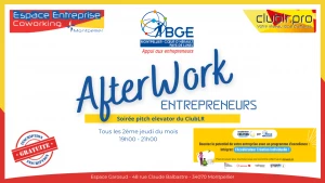 Affiche Afterwork Pitch Elevator Club LR - 11 décembre 2025