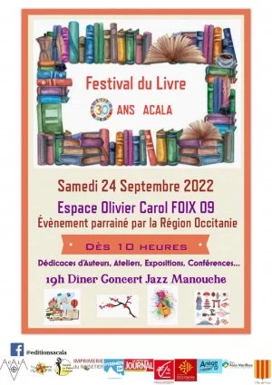 Affiche Festival du Livre à FOIX