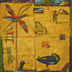 L'Heure de la Sieste - Huile sur toile - 80 x 80 cm - 2015 - Philippe Sentou 