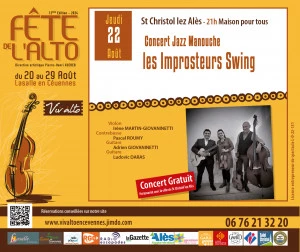 Affiche Concert Jazz Manouche