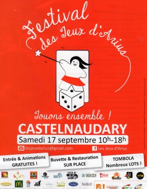 Affiche Festival des Jeux d'Arius