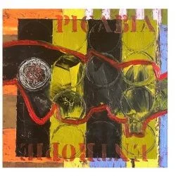 Entropie Picabia III - Technique à l'huile sur toile : 50 X 50