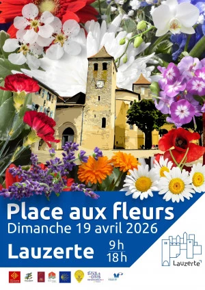 Affiche Place aux Fleurs