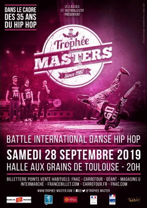 Affiche Trophée Masters - Battle International de danse Hip Hop