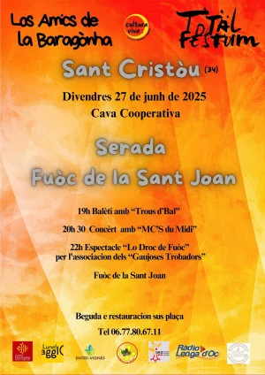 Affiche Soirée Feu de la Saint-Jean