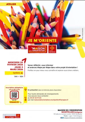 Affiche Jeu m'Oriente - Lycéens