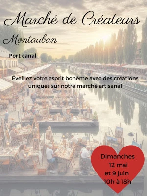 Affiche Marché de créateurs spécial fête des pères