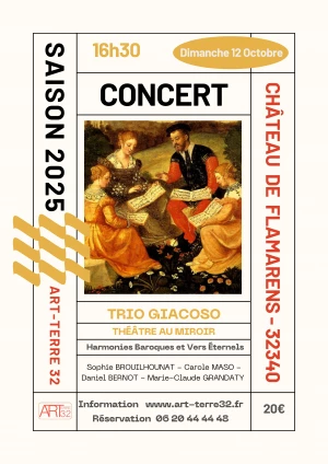 Affiche CONCERT – Harmonies Baroques et Vers Éternels
