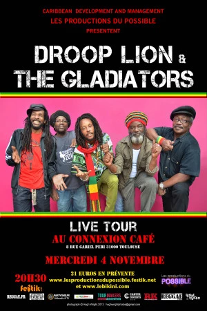 Affiche The Gladiators and Droop Lion