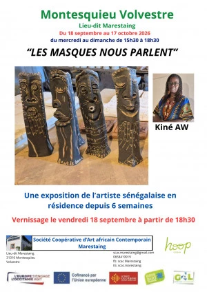 Affiche Les masquent nous parlent
