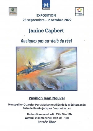 Affiche Exposition de peintures du Comité Port Marianne