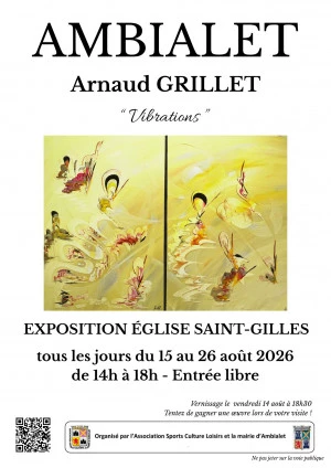 Affiche « Vibrations » – Arnaud Grillet