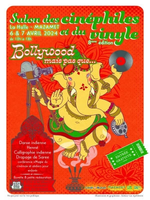 Affiche 8ème édition du Salon des Cinéphiles et du Vinyle
