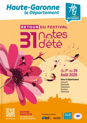 Affiche Festival 31 Notes d'été