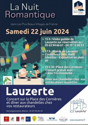 Affiche Nuit Romantique des Plus Beaux Villages