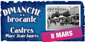 Affiche Dimanche de la Brocante