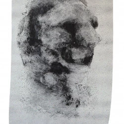 RNP 180 - Révélation à l'encre de Chine sur papier de format 160 x 106 cm réalisé en 2020 - Thomas de Vuillefroy 