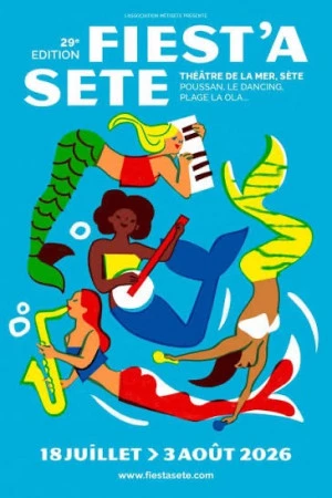 Affiche Amnesty International partenaire de Fiest'A Sete