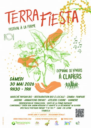 Affiche Terrafiesta - Quinzaine des produits Bio et Régionaux