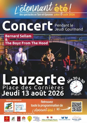 Affiche Concert - Bernard Sellam & The Boyz From The Hood