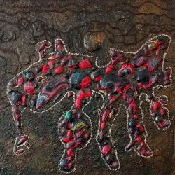 Animal anormal - Acrylique sur toile (30 * 30 cm) - 2025 