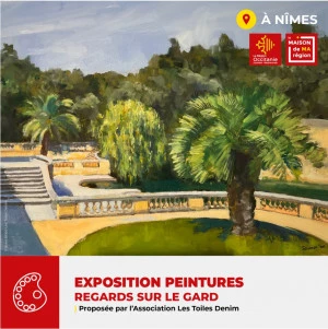 Affiche Exposition "Regards sur le Gard"