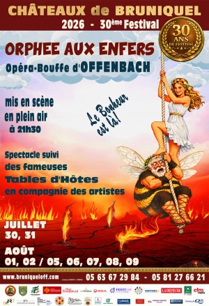 Affiche Orphée aux Enfers