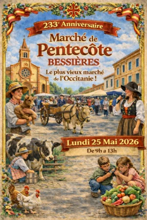 Affiche Marché de pentecôte de Bessières
