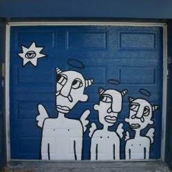 3 - Painture sur la porte, 300x500, 2012 - Maria Slovakova 