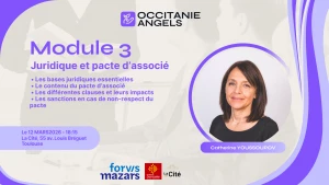 Affiche Module 3 : Juridique & pacte d'associé