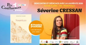 Affiche Remise du Prix Confluences du 1er roman 2026