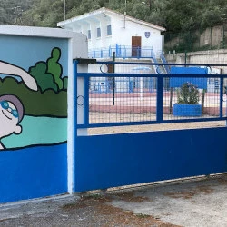 Piscine Alet les Bains - fresques murales 2023 - Maria Slovakova 
