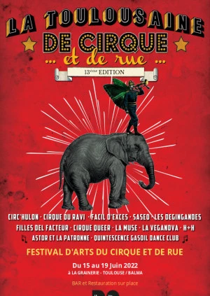 Affiche La Toulousaine de Cirque et de rue