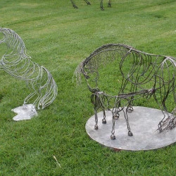 Chevaux acier. - Fer à béton.