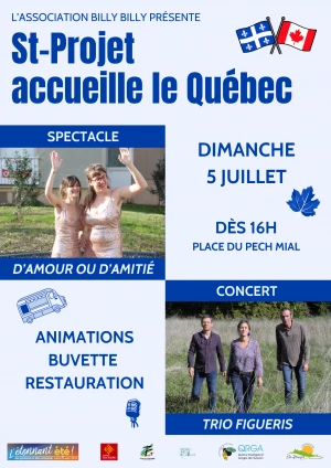 Affiche Attache ta tuque, le Québec débarque au Quercy !