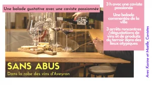 Affiche Sans Abus - Balade gustative dans la robe des vins d'Aveyron