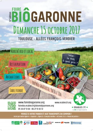 Affiche Foire BiÔ Garonne 12e édition