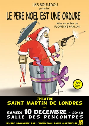 Affiche Le Père Noël est une ordure