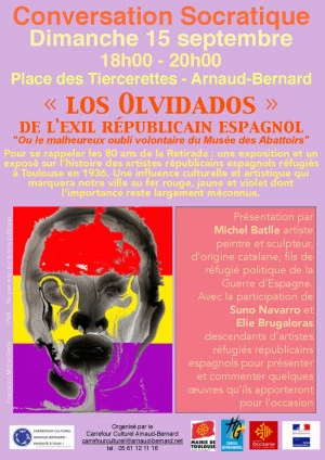 Affiche Conversation Socratique : "Los Olvidados de l'exil républicain espagnol" 