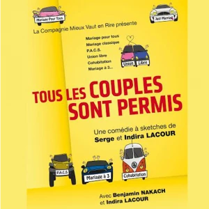 Affiche Tous les couples sont permis par la Cie Mieux vaut en rire