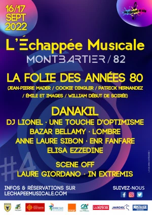 Affiche Festival L'Echappée Musicale