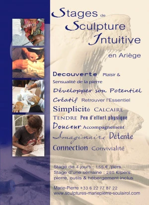 Affiche Stage de Sculpture Intuitive (4 jours)